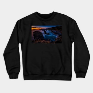 Sunset at a Rocky Northern California Beach Crewneck Sweatshirt